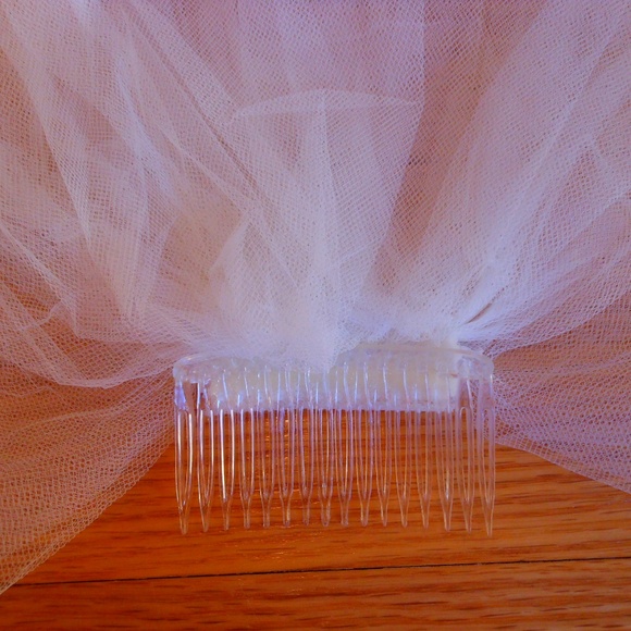 Four Tier Long Bridal Veil with Lace